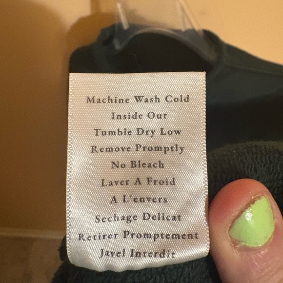 Frank & Eileen Effie Funnel Neck Pullover in Dark Green - Picture 6 of 6